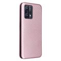 OnePlus Nord CE 2 Lite 5G Flip Case - Carbon Fiber - Rose Gold