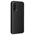 OnePlus Nord CE 5G Flip Case - Carbon Fiber - Black