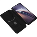 OnePlus Nord CE 5G Flip Case - Carbon Fiber - Black