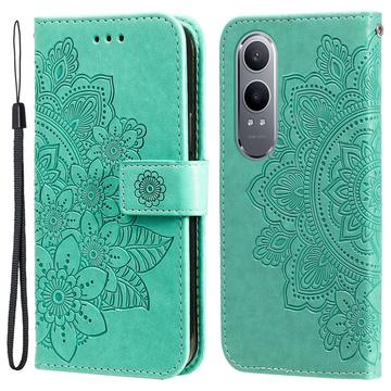 OnePlus Nord CE4 Lite/Oppo K12x Mandala Series Wallet Case - Green