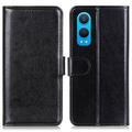 OnePlus Nord CE4 Lite/Oppo K12x Wallet Case with Magnetic Closure - Black