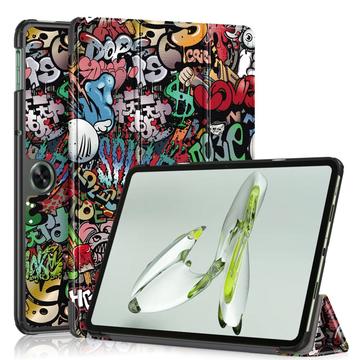 OnePlus Pad Go/Oppo Pad Air2 Tri-Fold Series Smart Folio Case - Graffiti