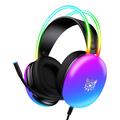 Onikuma X25 RGB Wired Gaming Headset - Black