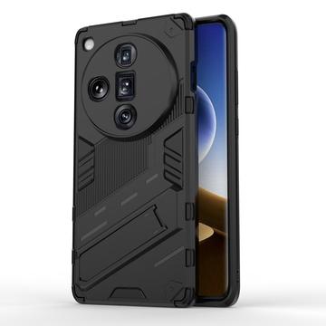 Oppo Find X7 Ultra Armor Series Hybrid Case with Stand - Black