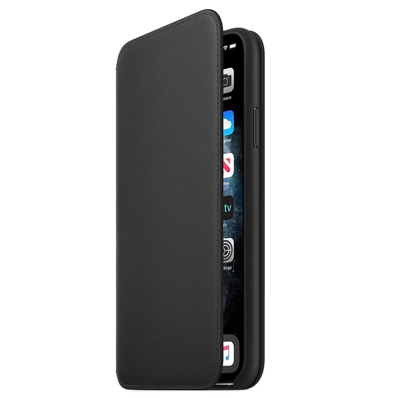 iPhone 11 Pro Max Apple Leather Folio Case MX082ZM/A - Black