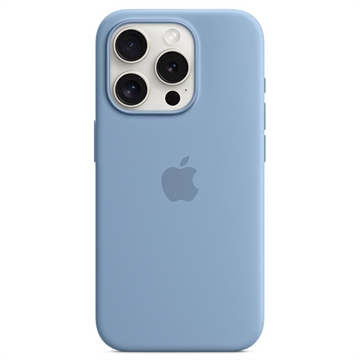 iPhone 15 Pro Apple Silicone Case with MagSafe MT1L3ZM/A - Winter Blue