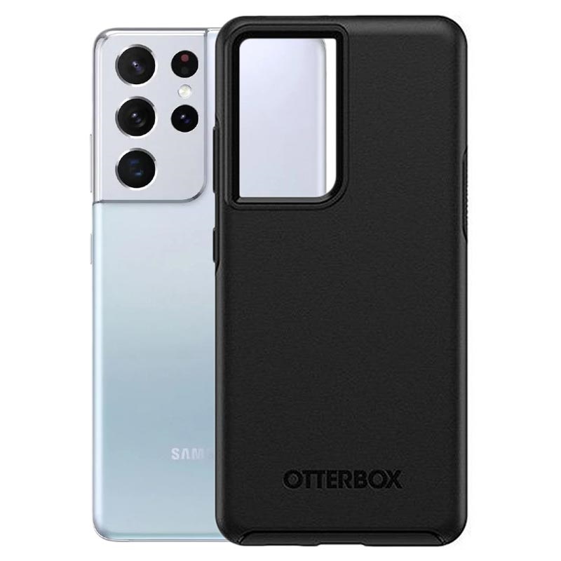 Otterbox Symmetry Antimicrobial Samsung Galaxy S21 Ultra 5g Case Black