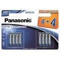 Panasonic Evolta LR03/AAA Alkaline Batteries - 8 Pcs.