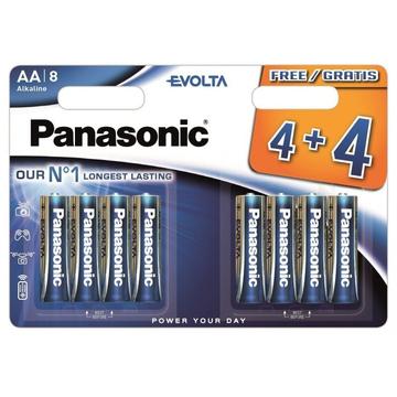 Panasonic Evolta LR6/AA Alkaline Batteries - 8 Pcs.