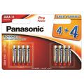 Panasonic Pro Power LR03/AAA Alkaline Batteries - 8 Pcs.