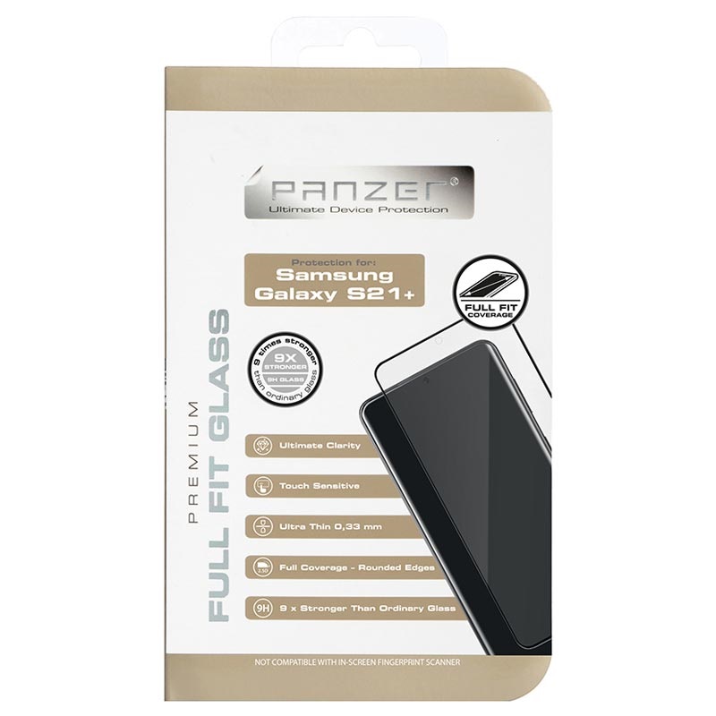 Panzer Full Fit Samsung Galaxy S21 5g Screen Protector Black