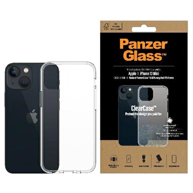 PanzerGlass ClearCase iPhone 13 Mini Antibacterial Case