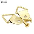 Picture Hangers / Brackets for Frames - 25 Pcs. - Gold