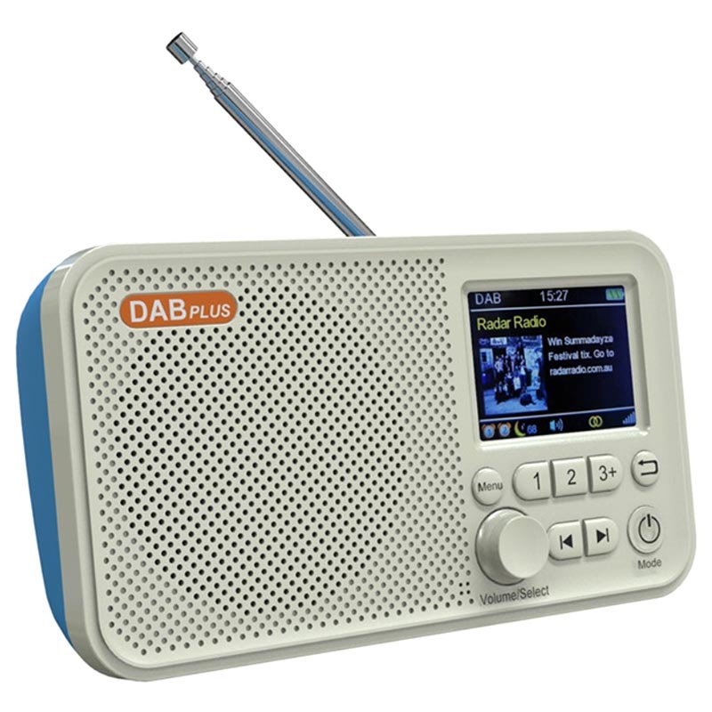 lever Geweldige eik Lam Portable DAB Radio & Bluetooth Speaker C10 - White / Blue