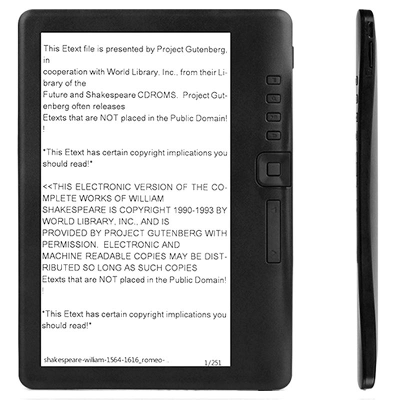 Beschietingen Ruimteschip Portugees Portable Multifunctional e-Book Reader BK7019 - 7 - 8GB