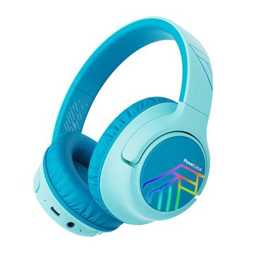 PowerLocus Bobo Over-Ear Kids Wireless Headphones - Blue