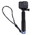 Puluz Extendable Action Camera Selfie Stick - Black