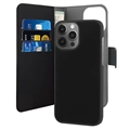 Puro 2-in-1 Magnetic iPhone 13 Pro Max Wallet Case (Open-Box Satisfactory) - Black