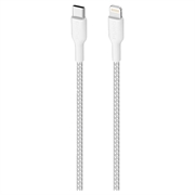 Puro Fabric Ultra-Strong USB-C / Lightning Cable - 2m, 20W