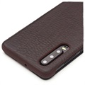 Qialino Smart View Huawei P30 Flip Leather Case - Brown