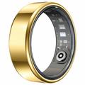 R99 Fitness & Wellness Smart Ring with Charging Case - Size: 9/19mm - Gold