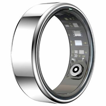 R99 Fitness & Wellness Smart Ring with Charging Case - Size: 9/19mm - Silver