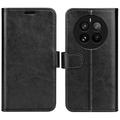 Realme 12 Pro/12 Pro+ Wallet Case with Magnetic Closure - Black