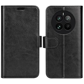 Realme 12 Pro/12 Pro+ Wallet Case with Magnetic Closure - Black