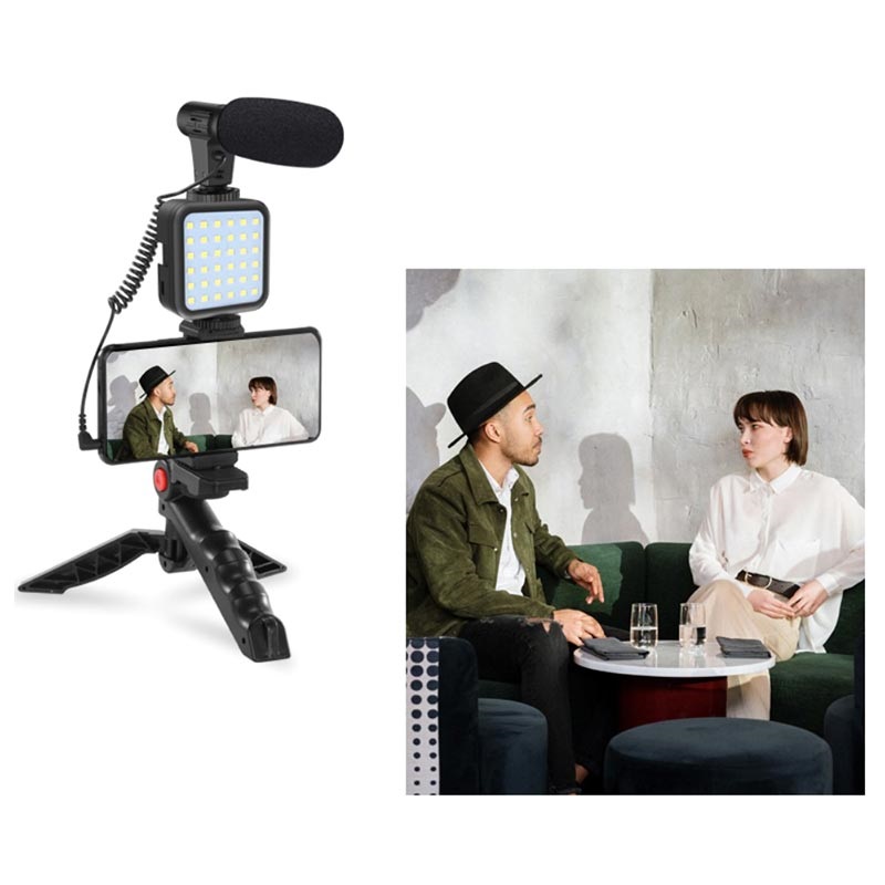 Vlogging Kit For Live Streaming Kit 01lm Black