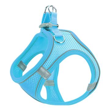 Reflective Cat/Dog Harness with Leash - M - Sky Blue