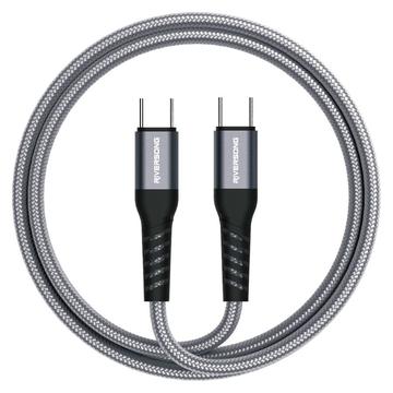 Riversong Hercules 06 Nylon Braided USB-C Cable - 1m/100W - Grey