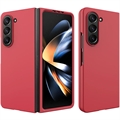 Samsung Galaxy Z Fold5 Rubberized Plastic Case - Red