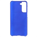 Samsung Galaxy S21 FE 5G Rubberized Plastic Case - Blue