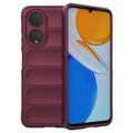 Rugged Series Honor X7/Play 30 Plus TPU Case - Wine Red