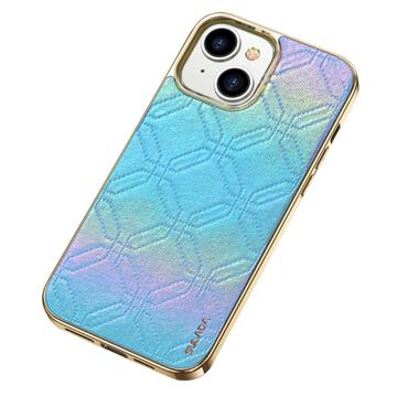 Sulada Electroplating iPhone 14 Coated Case - Blue