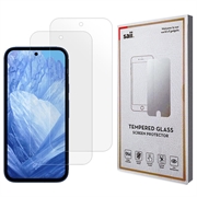 Google Pixel 8a Saii 3D Premium Tempered Glass Screen Protector - 9H - 2 Pcs.