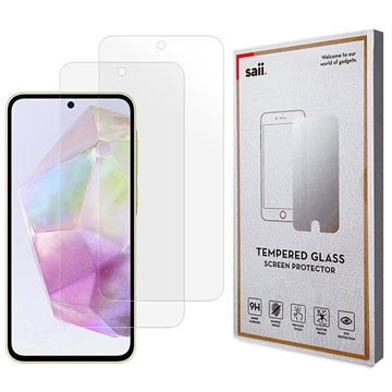 Samsung Galaxy A35 Saii 3D Premium Tempered Glass Screen Protector - 9H - 2 Pcs.