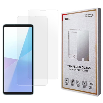 Sony Xperia 10 VI Saii 3D Premium Tempered Glass Screen Protector - 9H - 2 Pcs.