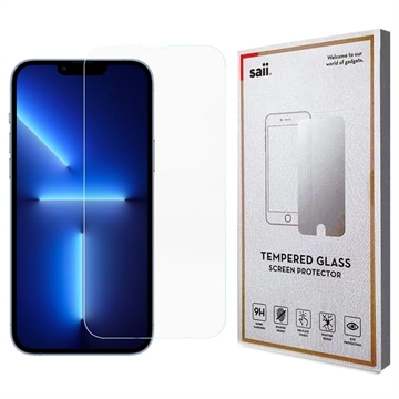 Saii 3D Premium iPhone 13/13 Pro Tempered Glass Screen Protector - 9H - 2 Pcs.