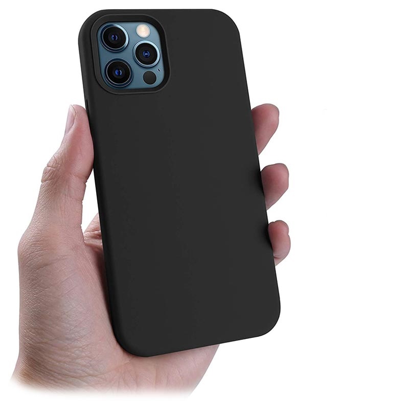 Saii Premium Iphone 13 Pro Liquid Silicone Case - Black