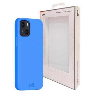 Saii Premium iPhone 13 Liquid Silicone Case - Blue