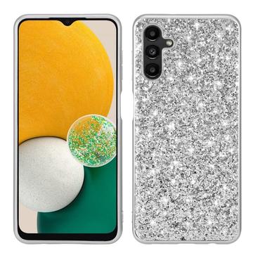 Samsung Galaxy A15 Glitter Series Hybrid Case - Silver