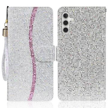 Samsung Galaxy A16 Stylish Glitter Wallet Case