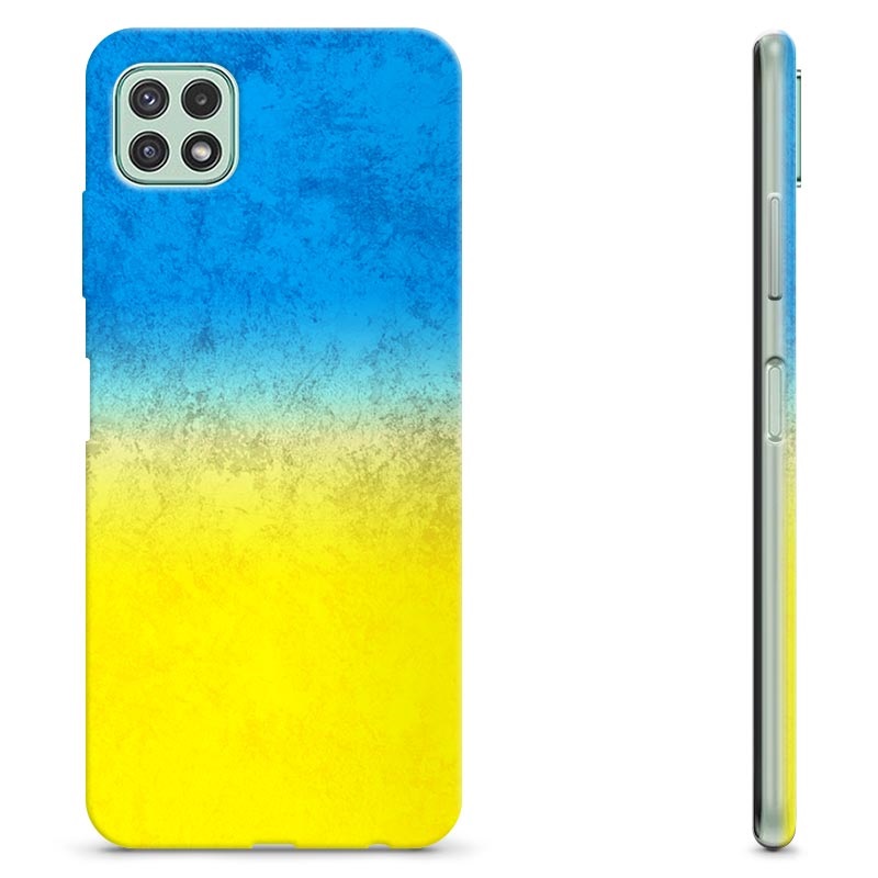 Samsung Galaxy A22 5G TPU Case Ukrainian Flag - Two Tone