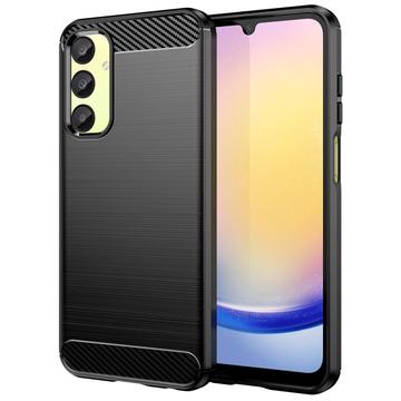 Samsung Galaxy A25 Brushed TPU Case - Carbon Fiber