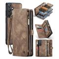 Samsung Galaxy A25 Caseme 008 2-in-1 Multifunctional Wallet Case - Brown