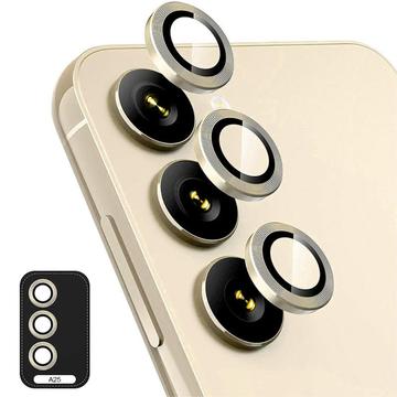 Samsung Galaxy A25 Hat Prince Camera Lens Protector - Gold