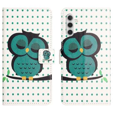 Samsung Galaxy A35 Style Series Wallet Case - Owl