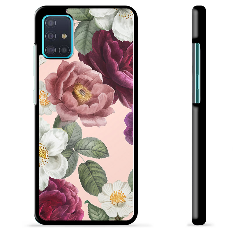 Samsung Galaxy A51 Protective Cover Romantic Flowers 9520