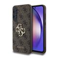 Samsung Galaxy A55 Guess 4G Big Metal Logo Hybrid Case - Brown